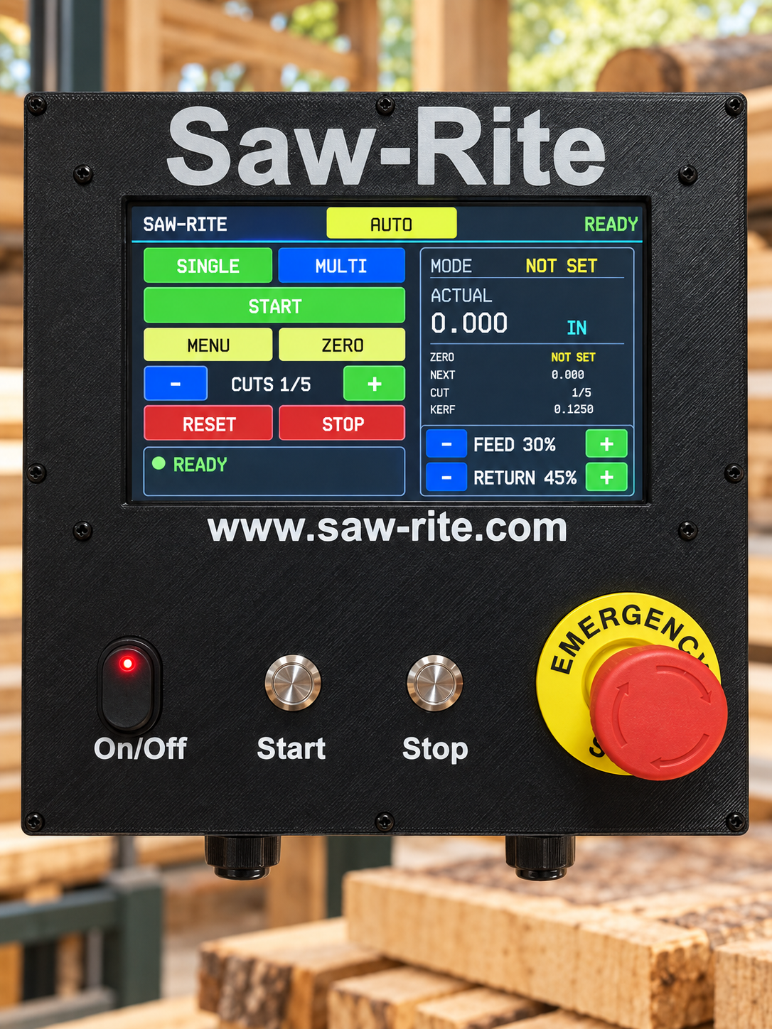 Saw-Rite Auto screen