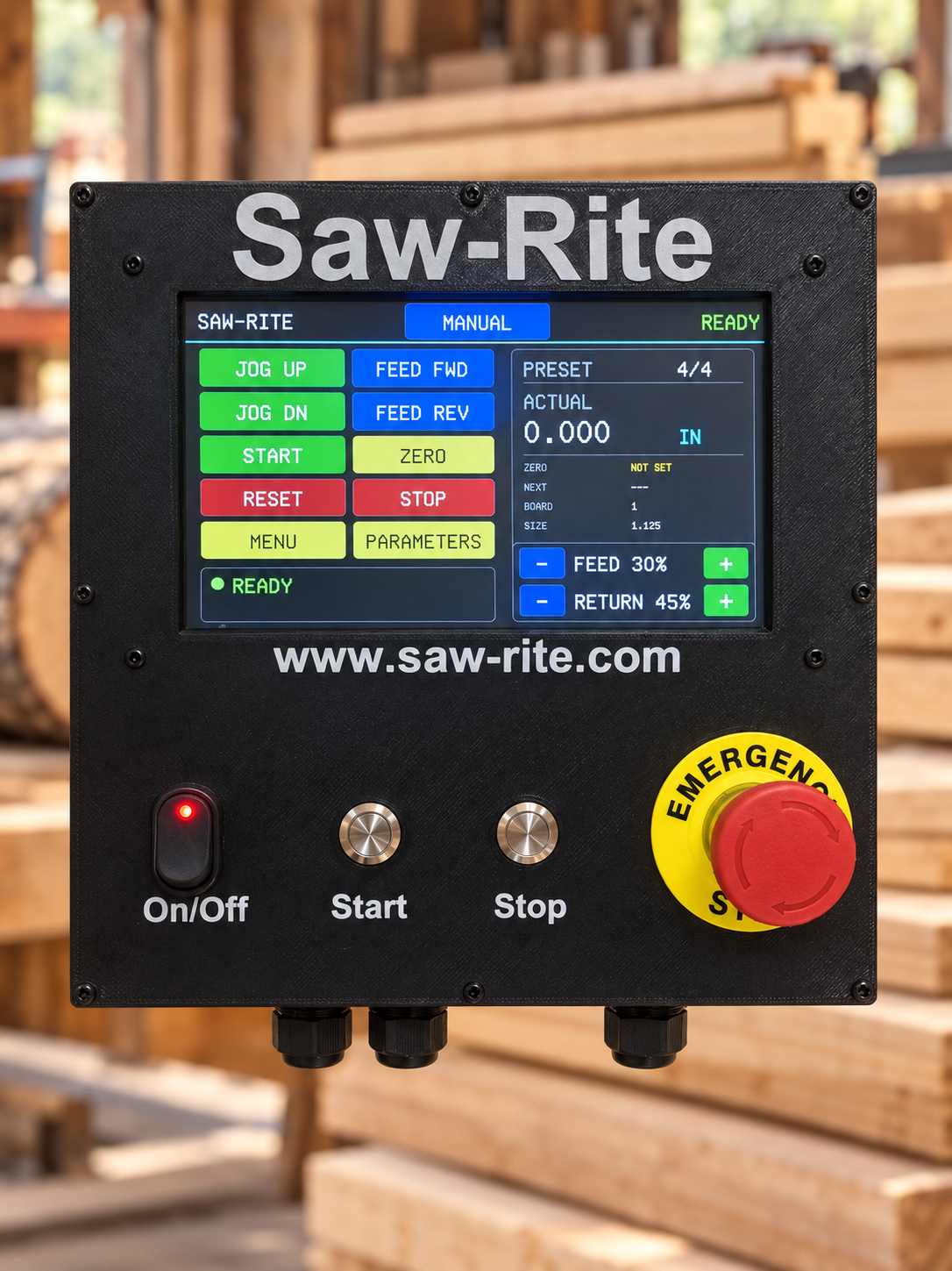 Saw-Rite Manual screen