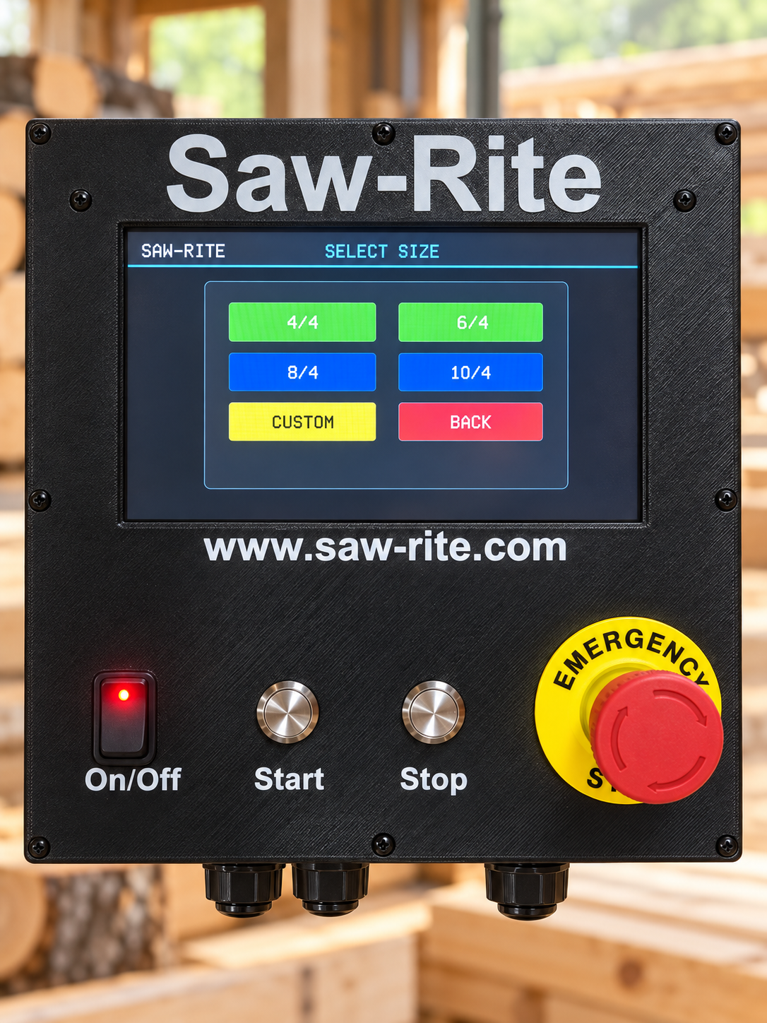 Saw-Rite preset size screen